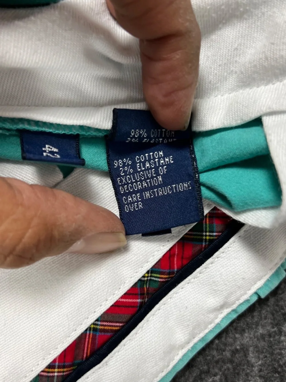 Polo Golf 2014 U.S. Open Championships Twill Shorts Men's 42 Teal Embroidered